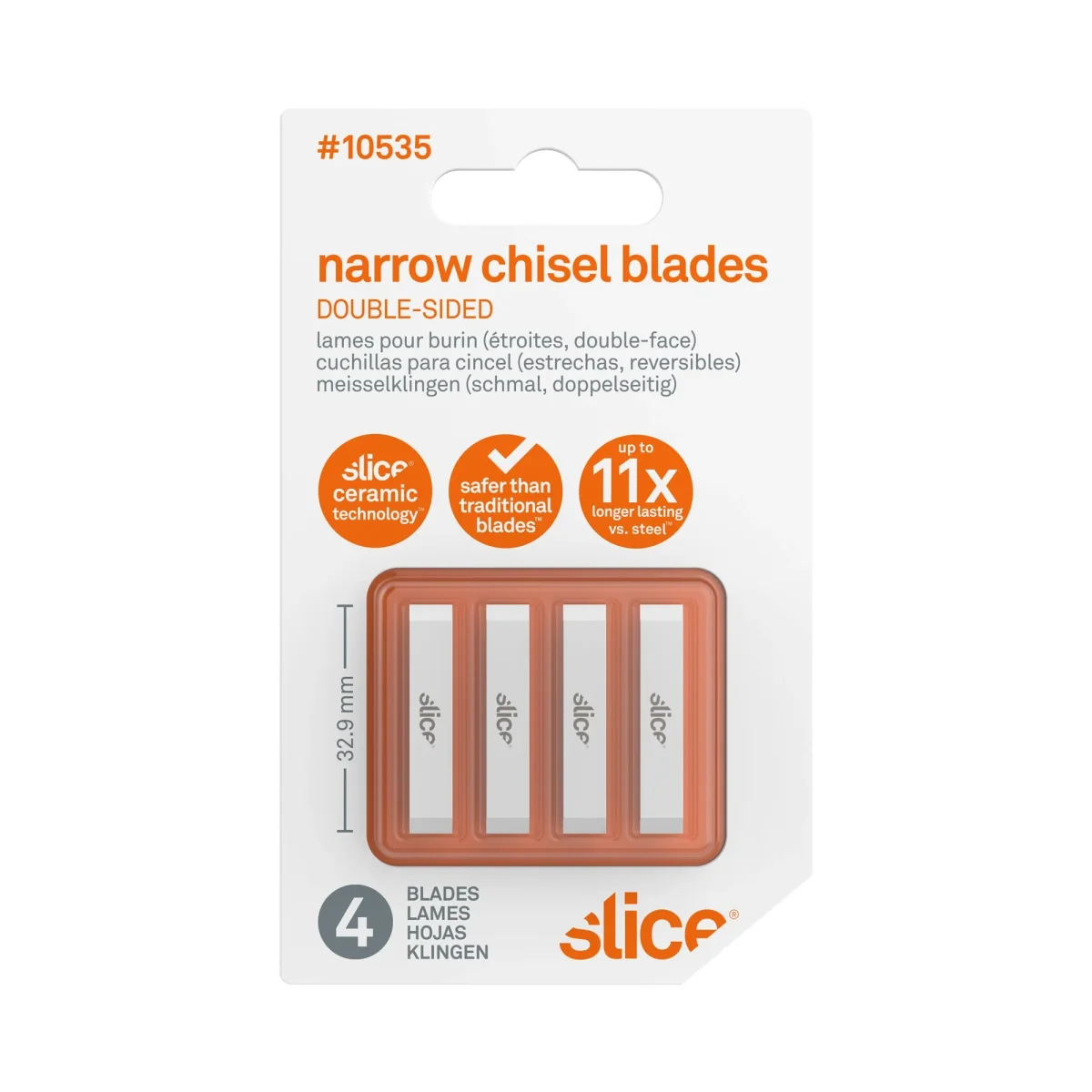 Chisel Blades (Narrow, Double-Sided) - Image 3