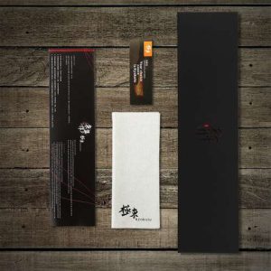 Faca de Descascar Aço de 100mm Damasco | Kyokuto