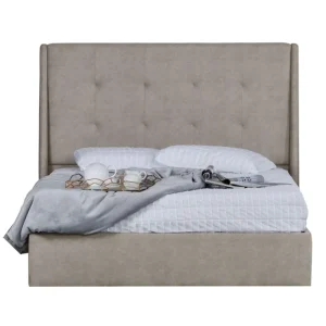 Cama Casal Estofada Alison c/Estrado Elevatório