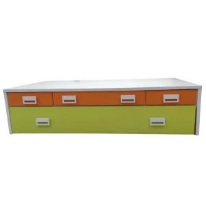 Cama Compacta 3 Gavetas + 1 Gavetão para colchão 190x90cm