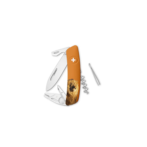 TT03 Faca do Exército Suíço Faca do Exército Lion Soft Touch Handle Swiza