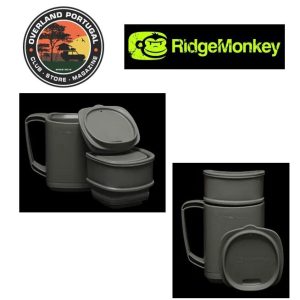 Kit de recipientes e caneca térmica DLX RidgeMonkey