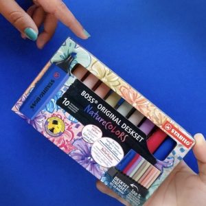 Set de 10 Marcadores de Texto Nature Colors Stabilo Boss