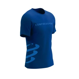 COMPRESSPORT LOGO SS TSHIRT M ESTATE BLUE/PACIFIC COAST