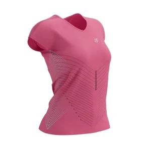 COMPRESSPORT PERFORMANCE SS TSHIRT W PINK/AQUA HOT PINK/AQUA
