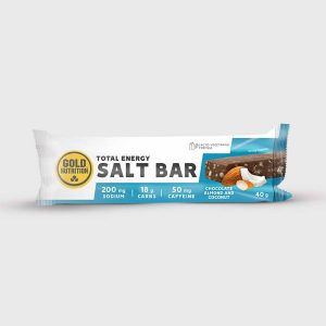 GOLD NUTRITION TOTAL ENERGY SALT BAR CHOCOLATE/AMENDOA