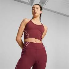 PUMA STUDIO ULTRABARE CROP TOP ROSE