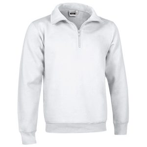 Sweatshirt com meio fecho