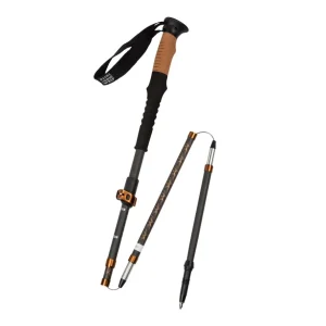 ELEMENTERRE BASTÕES CAMINHADA SPEED-LOCK CARBON NEGRO